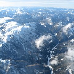 Flugwegposition um 12:20:26: Aufgenommen in der Nähe von Mürzsteg, Österreich in 3400 Meter